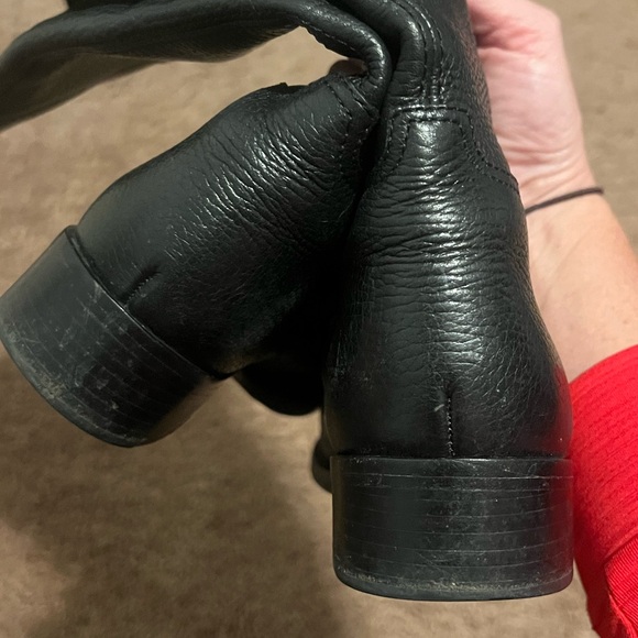 Tory Burch Black Riding Boots Sz 7.5 - Picture 6 of 8